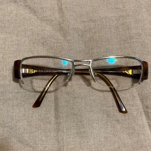 Prada Vintage Stylish Brown Glasses Frame